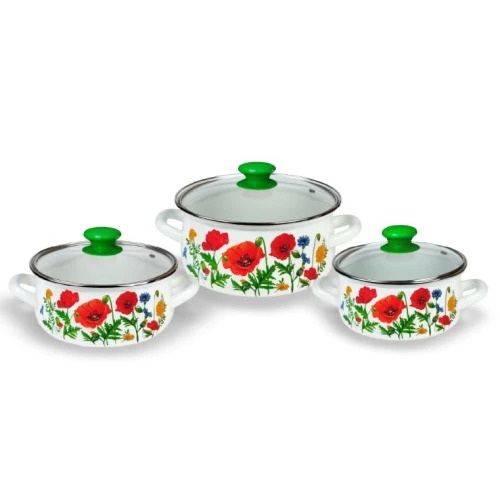 Набор "Василиса-1-Экстра" (3к.: 2/3/4л. ст./крышки) Керчь