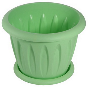 Горшок д/цв. "Фелиция"  0,4л. d105мм. (колор) с подд. С101К Мар.