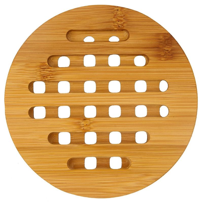 Подставка под горячее КТ-ПС-08 (d 15см) №8 бамбук