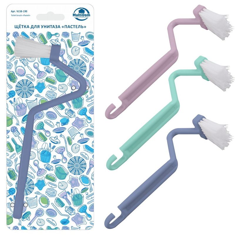 Ерш д/унитаза VL58-190 "Пастель" Мд