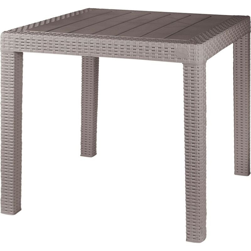 Стол RATTAN ( 789*789*701мм) ПЦ6183ФП (Французский платан)