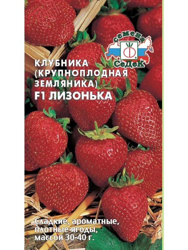 Земляника ЛИЗОНЬКА F1 15шт. (ремонтантная, крупноплодная) (СеДек)