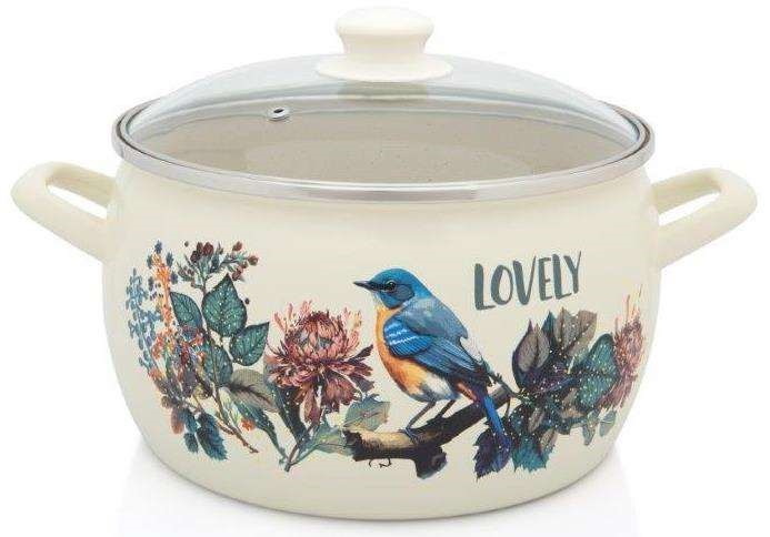 Кастрюля  4,2л 383710 Певчая птичка ,ст/кр. Экслюзив Юг.