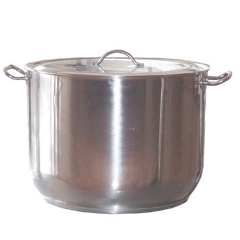 Кастрюля нерж. 50л. d45см. (цельнотянутая) 1с2599 Аша