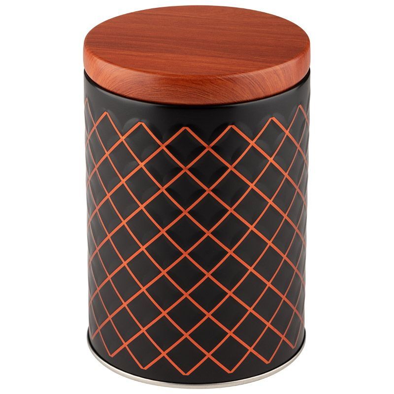 Банка д/пищевых продуктов CLASSICO NERO 0,8л. 104871 (круг.) Mellony (жесть)