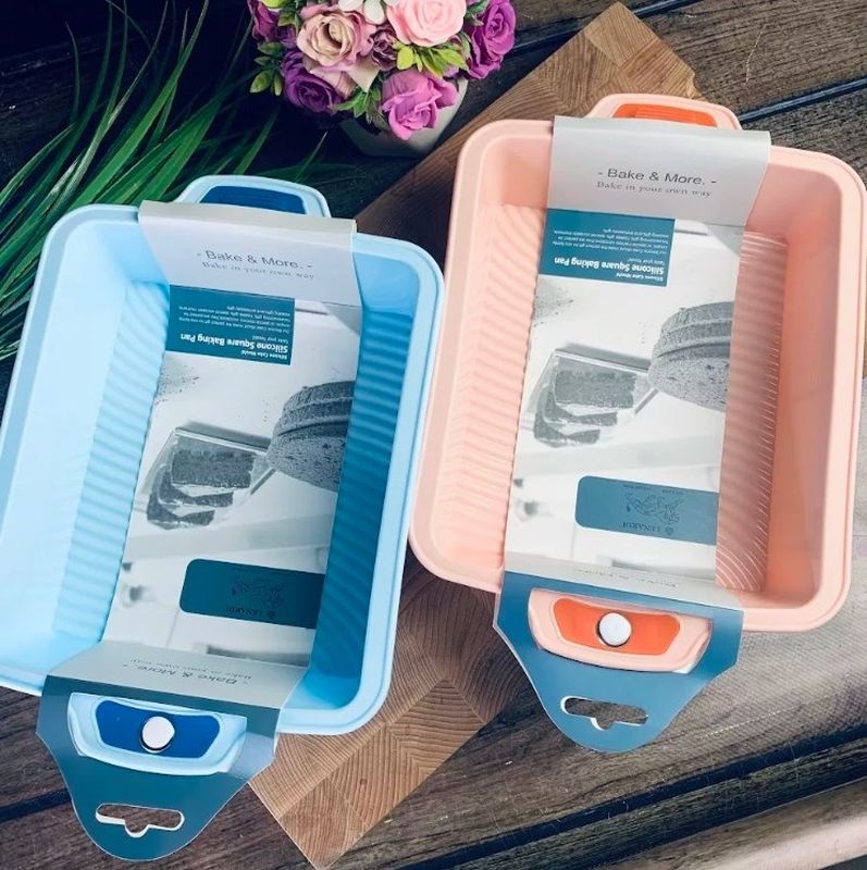 Форма д/выпечки силикон. 160-214 квадрат. (25*21*6,5см.)