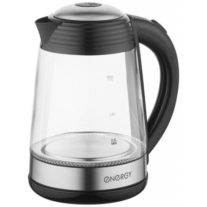 Чайник эл. ENERGY Е-251 2,2кВт. 1,7л. (диск, стекло) 164122 Скр.