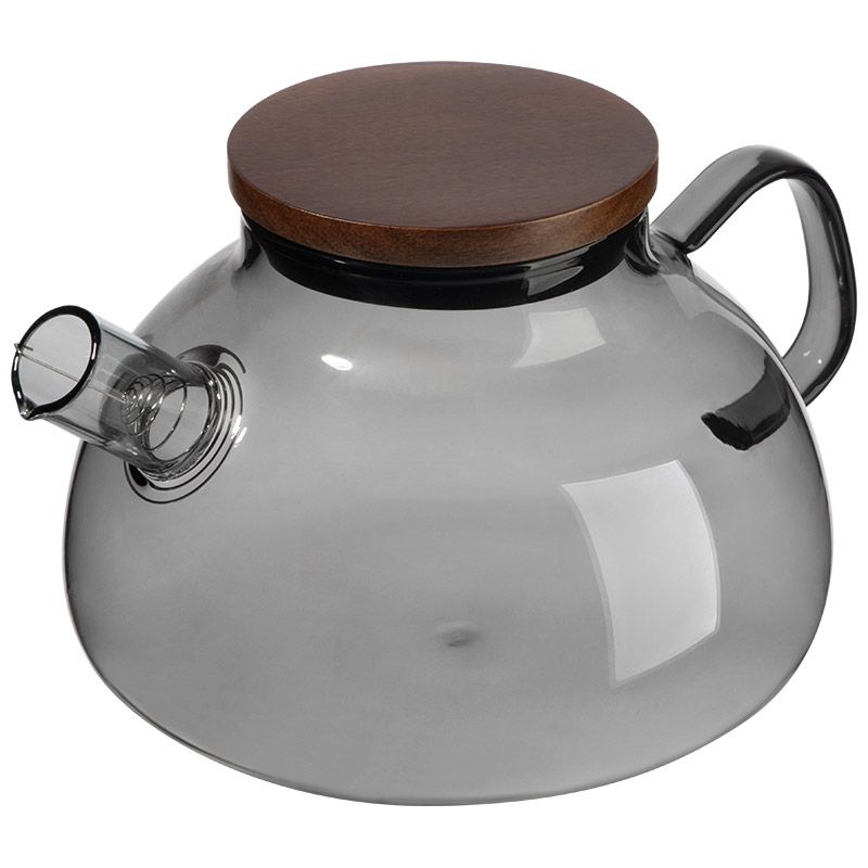 Чайник заварочный 1,0л. AROMA di Fiore 910146 (стекло) дер. кр. СКР