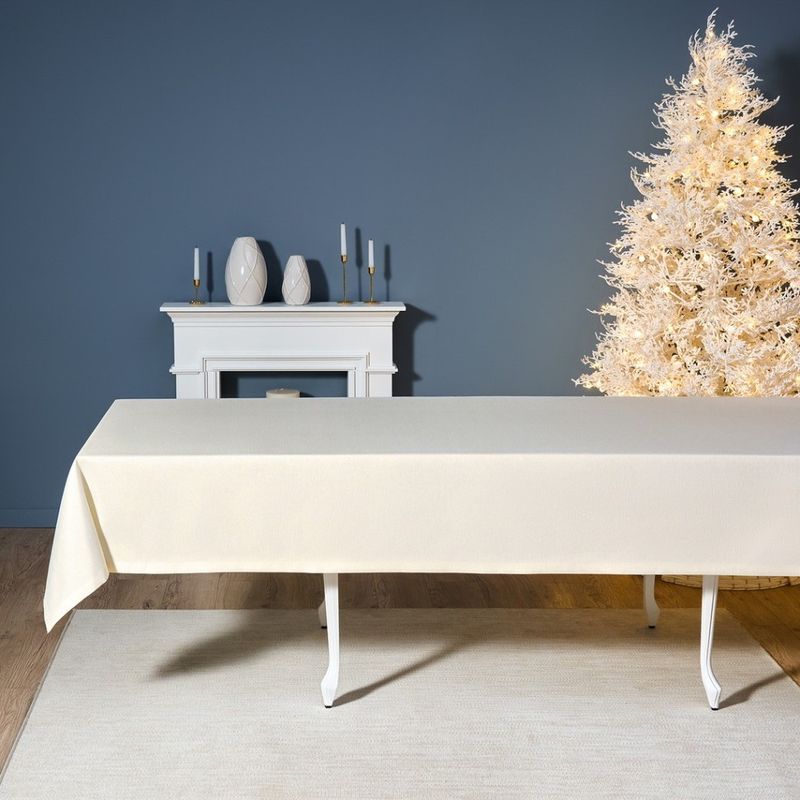 Скатерть 986-003-22 "ФЕЕРИЯ. ЗОЛОТО" (160*300см беж. ) хлопок, твилл пропитка