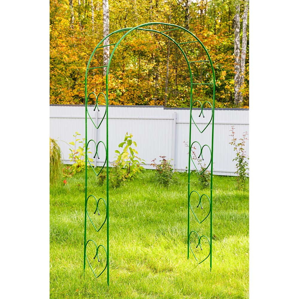 Арка №8 "Сердца большие" (2,52*1,2*0,41м.) 211029 (разборная) Садовита