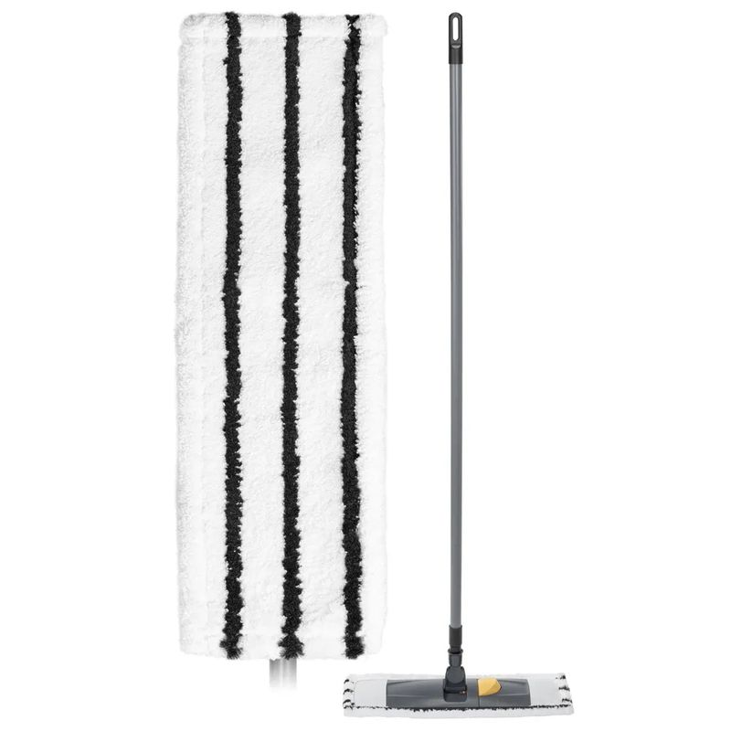 Швабра БП52967 плоская (микрофибра) со сменной насадкой, телескоп. ручка