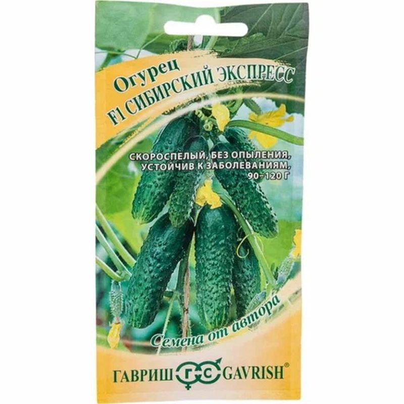 Огурец СИБИРСКИЙ ЭКСПРЕСС F1 10шт. (Гавриш)