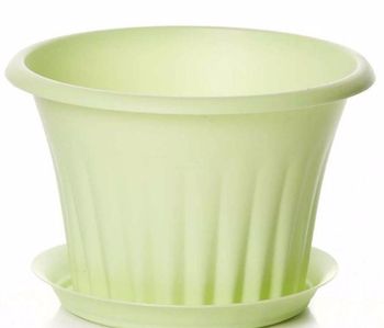 Кашпо КЭРОЛ 1,0л. d16cм. с подст. КН3155М (Мята)