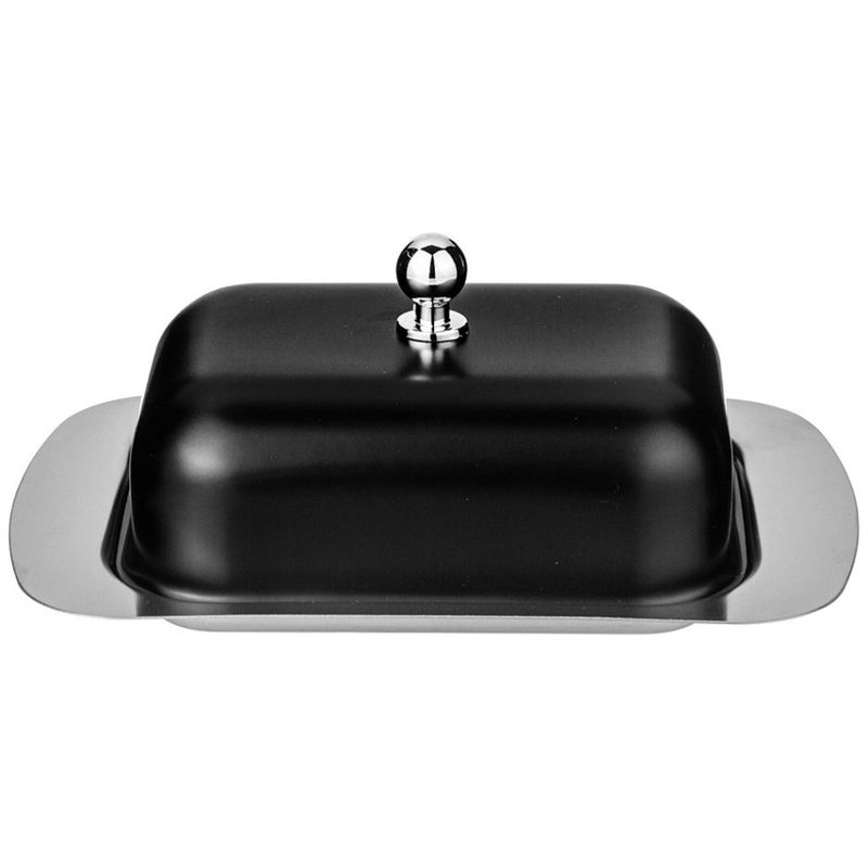 Масленка 912-044 (19*12*7см.) нерж. с мет. крышкой ВД