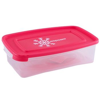 Компл. контейнеров д/замораж. продуктов "Морозко" 0,7л. (3шт.) прямоуг. ПБ54036