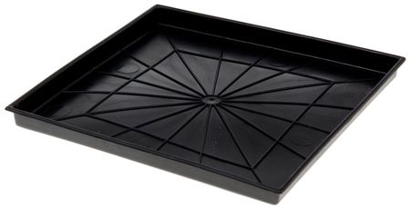 Поддон д/рассады (210*193*17мм)черный Кострома