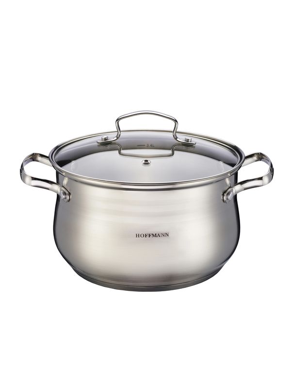 Кастрюля HM 54124 6,2л. (нерж. ст/крышка) ХМ