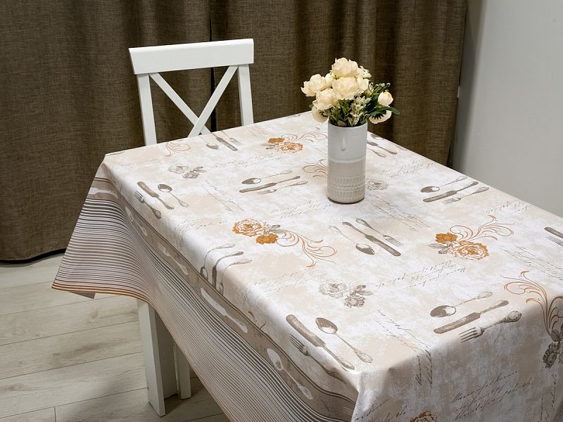 Клеенка MIRROR М82010А Столовые приборы (1,4*20м.)14485