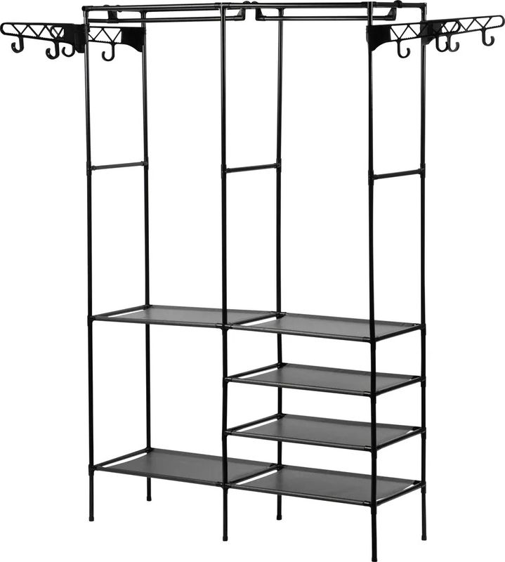 Вешалка-стойка напольная 107296 (2 секции) 170*107*36см. Скр.