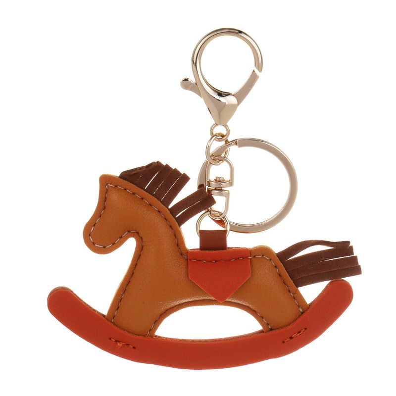 Брелок "Лошадка" 705-022 (9,0см.) иск. кожа Сноу Бум Гала