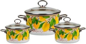 Набор №03 "Limon" 1DB035S (3к.: 2/4/5л.) белосн.Vitross Чер