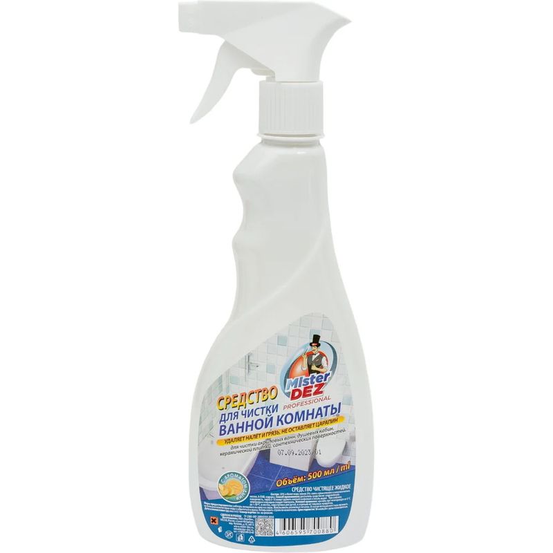 Средство д/чистки ванн MISTER DEZ 0,5л. 157 "Дыня" (с триггером)