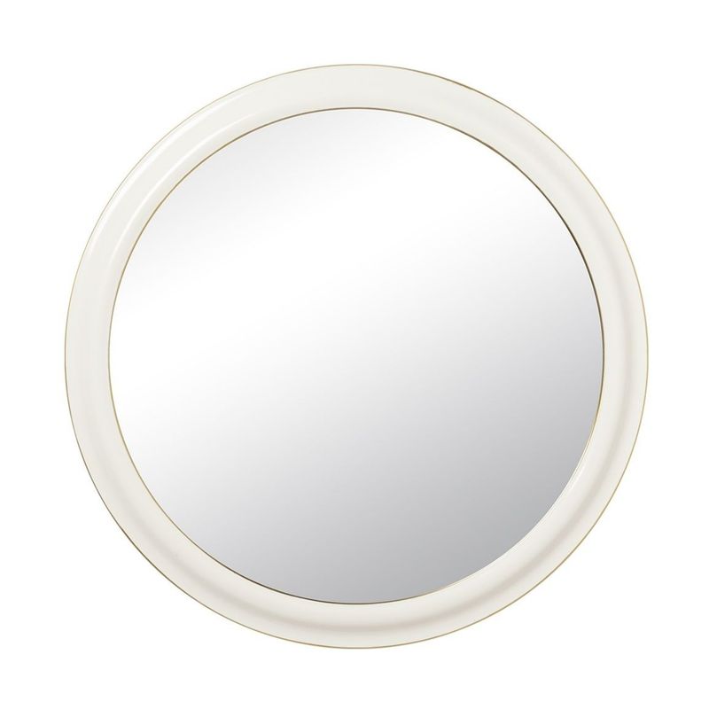Зеркало 4840-Zm1 d=48см (цв. белый с золотом)