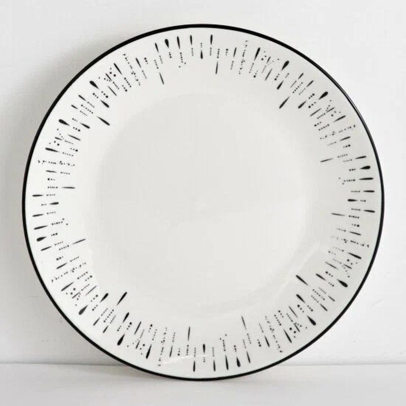 Тарелка мелкая 253-27017 "Mila Shany" 230мм (Керама)