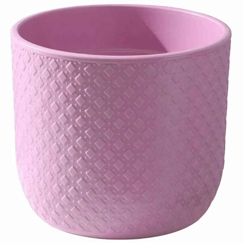 Горшок д/цв. КЛЕВЕР 3,2л. со вставкой 1746 (пионовый) ДП