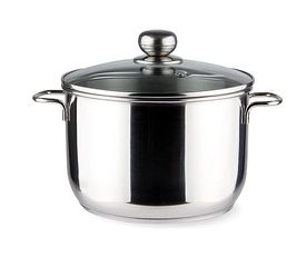 Кастрюля нерж.  5,0л. ТРС-3 1с755/3с118 прут.руч. ст/крышк. Аша