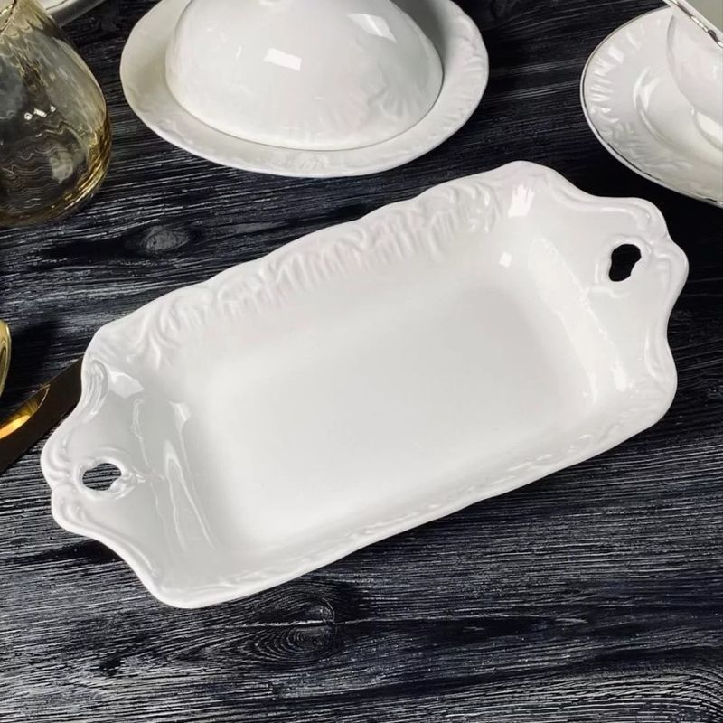 Блюдо 305-035 "Аврора " прямоуг.  28см. (подар.уп.)