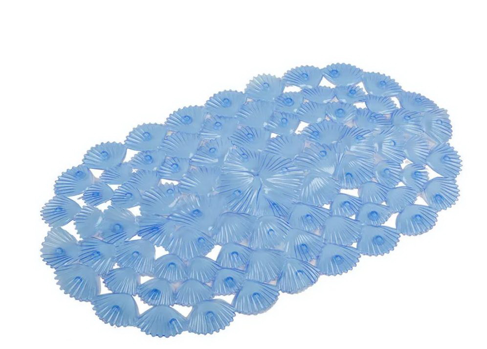 Коврик д/ванны на присосках 008624 "Ракушки" 37*66см. СКР.