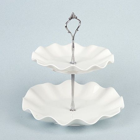 Ваза 2ярусн. 0530163 "Маршмеллоу" ЕНС