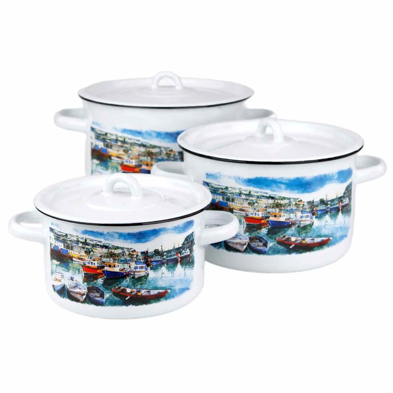 Набор 1с33 "Романтика" (3к.: 1,5/3/4,5л.) Чер