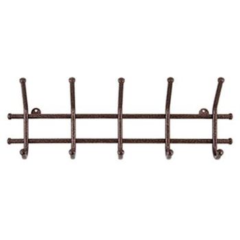 Вешалка настенная "Норма 5" ВН 24 Ч/К (Черный/Коричневый) (ЗМИ)