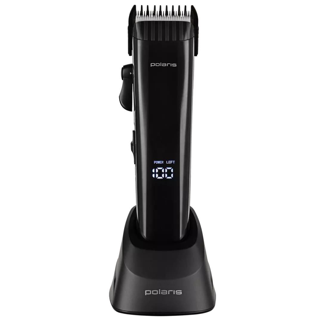 Машинка д/стрижки волос POLARIS РНС 4100 (аккум. 3 Вт.,9 нас.)