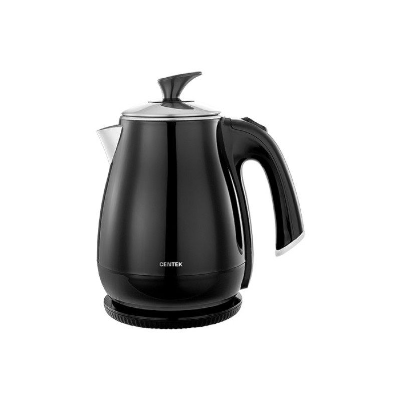 Чайник эл. CENTEK CT-0007 Black (1,5л. 1,9кВт. . диск (двойные стенки. эффект термоса)