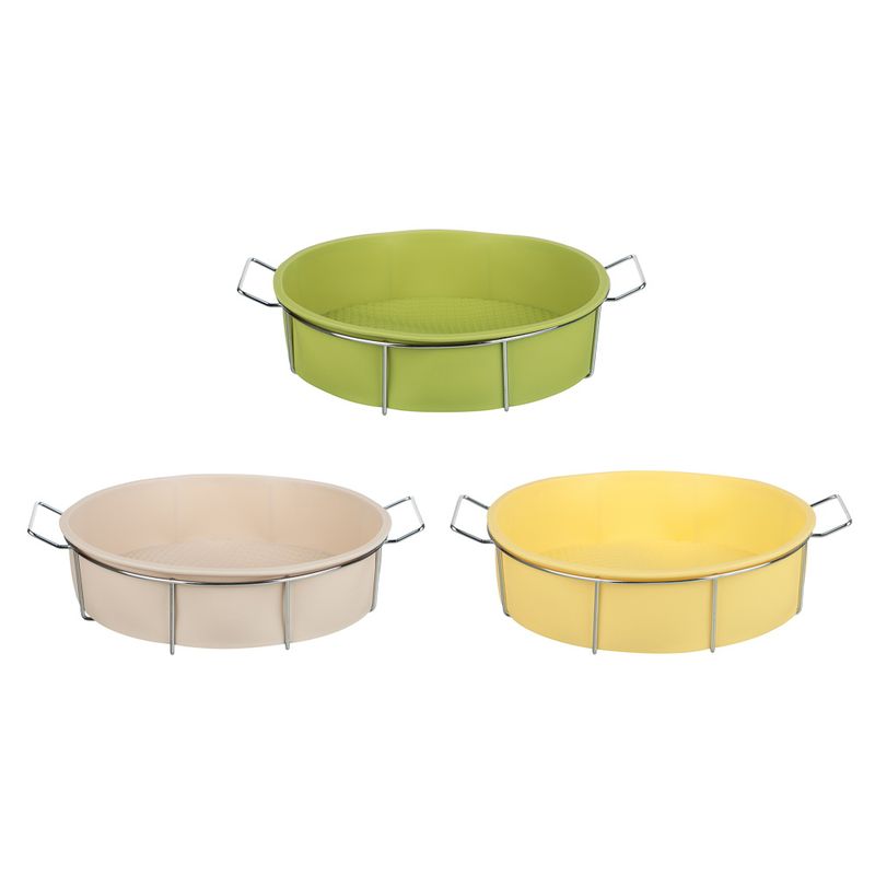 Форма д/выпечки силикон. 891-020 круглая 25*6см. (мет. подст.) VETTA