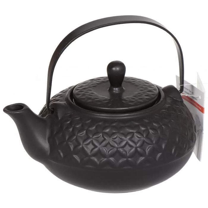 Чайник заварочный LR 28690 800мл. (черный) СКС