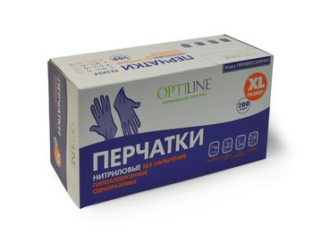Перчатки нитриловые. OPTILINE XL б/напыления голубые 27-8020/27-2668/27-3308 (1000пар/кор.) ОК Перчатки нитриловые. OPTILINE XL б/напыления голубые 27-8020/27-2668/27-3308 (1000пар/кор.) ОК