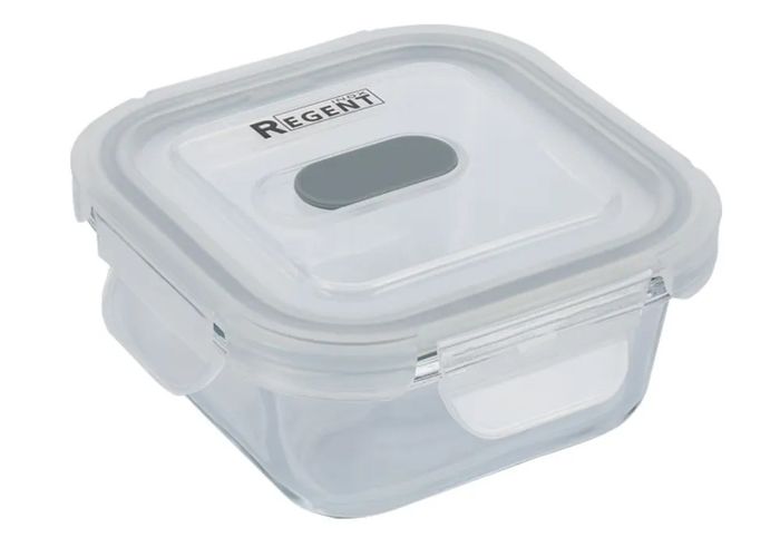 Контейнер стекл. герметич. квадрат. 64-22800 0,8л. Desco