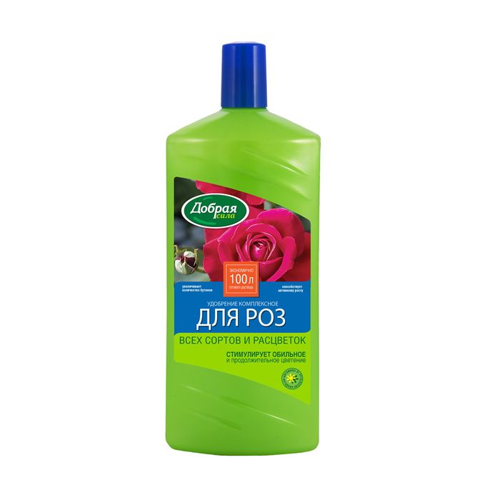 Удобрение жидкое ДОБРАЯ СИЛА (д/роз) 1,0л. DS21020141 .