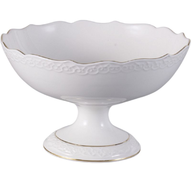 Ваза д/фруктов JEWEL ПС0009-14 "Кружево" 20см.