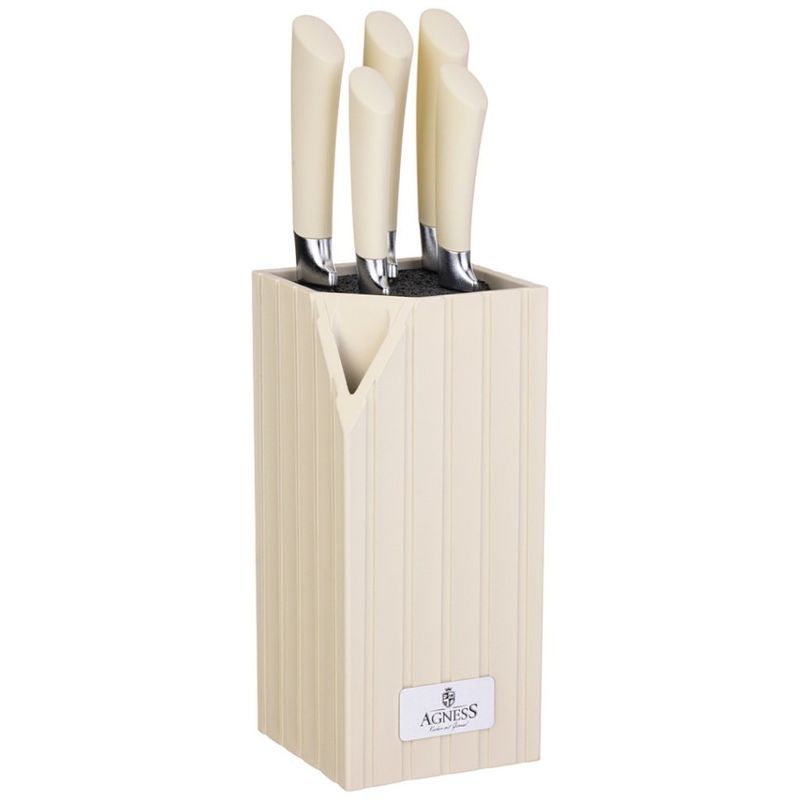 Набор ножей 911-768 (6пр.5ножей на пласт. подст.) ВД