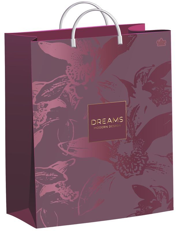 Пакет (мягкий пластик) 400*300мм. Брусничный 242791 Т-П