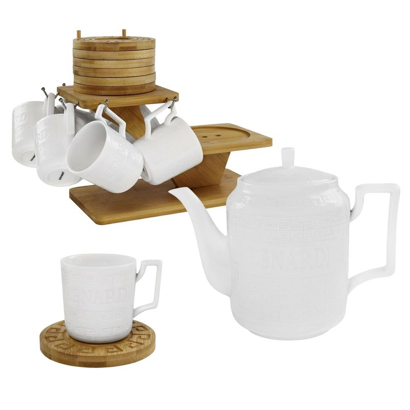 Чайный сервиз 140-143 "Bamboo" 13пр. бамб. подст. (подар. уп.)