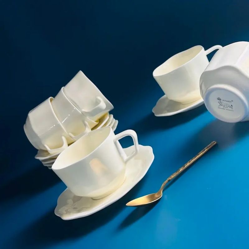 Чайный сервиз 555-124 12пр. "Экрю" (подар. уп.)