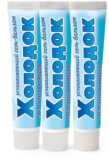 Гель-бальзам п/укусов насекомых ХОЛОДОК 50мл. (Ваше Хозяйство)
