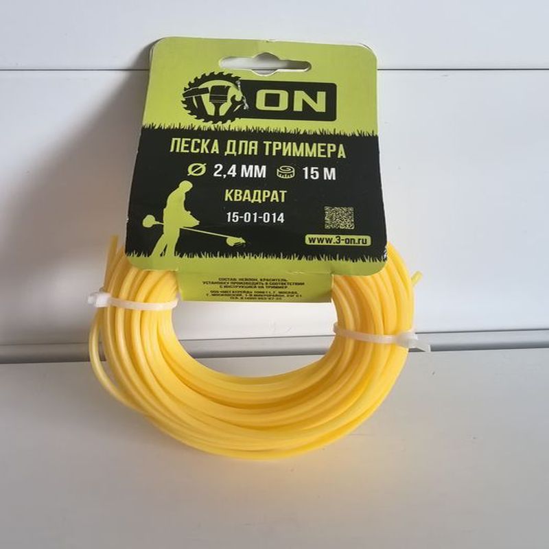Леска Квадрат d2,4мм. 15м. 15-01-014 подвес