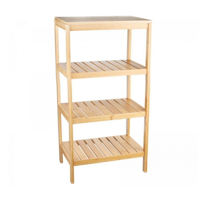 Этажерка 4-х секц. КТ-ЭО-03 №3 (бамбук)450*300*875мм